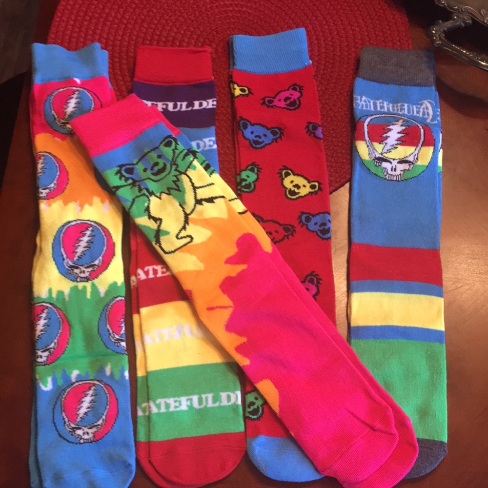 5 pair Grateful Dead men’s socks